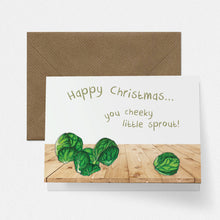Load image into Gallery viewer, Cheeky Little Sprout Christmas Card - Cherry Pie Lane
