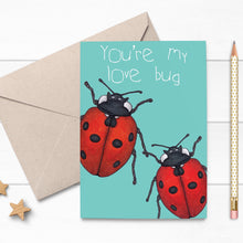 Load image into Gallery viewer, Ladybird Love Card - Cherry Pie Lane
