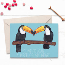 Load image into Gallery viewer, Toucan Love Card - Cherry Pie Lane
