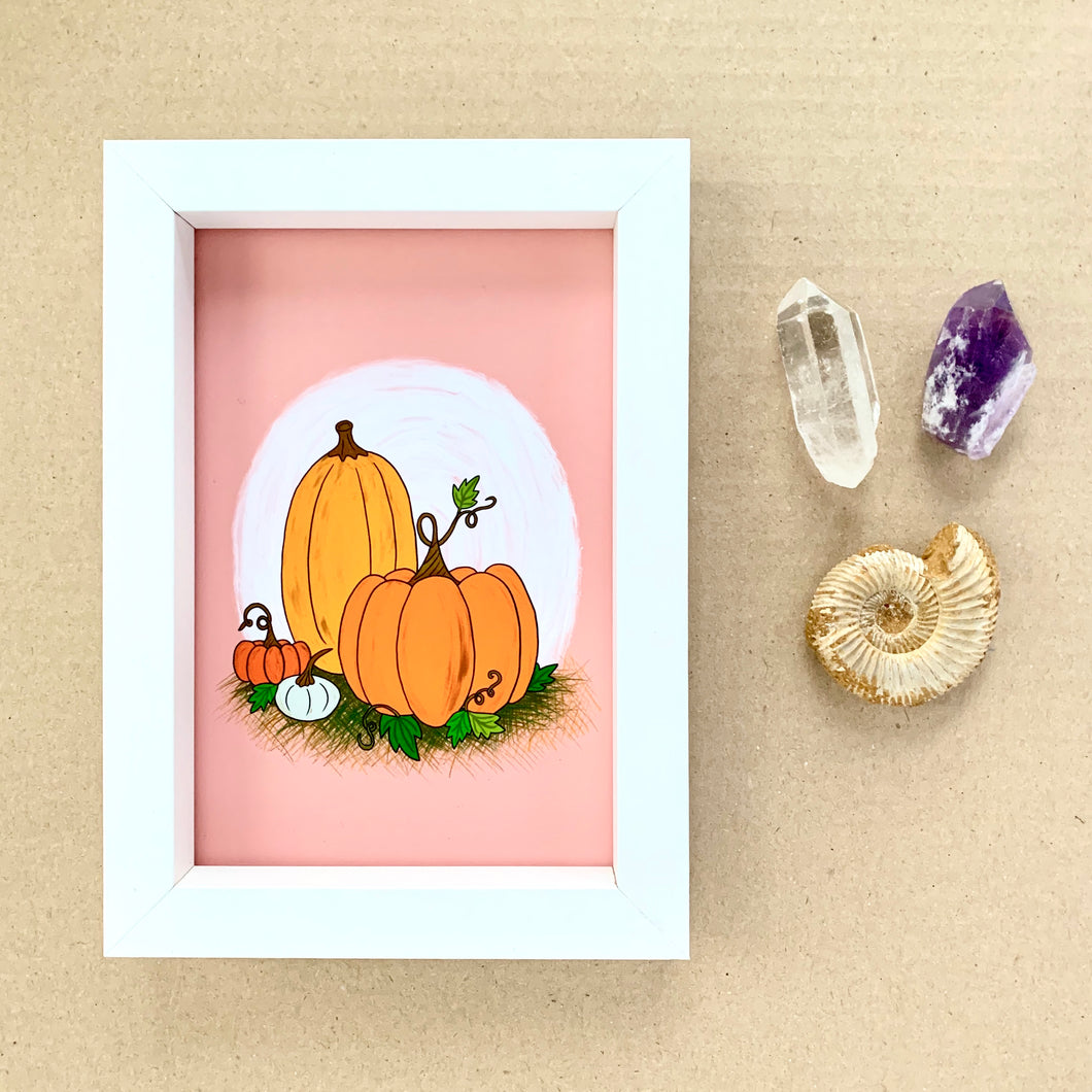 UNFRAMED Halloween pumpkin print - Cherry Pie Lane