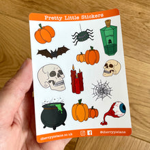 Load image into Gallery viewer, Spooky Halloween Glossy Pretty Little Stickers - Cherry Pie Lane

