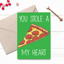 Load image into Gallery viewer, Cheesy Pizza Love Card - Cherry Pie Lane

