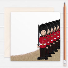 Load image into Gallery viewer, British Guardsmen Greetings Card - Cherry Pie Lane
