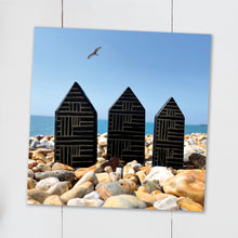 Load image into Gallery viewer, Wooden Hastings Net Huts Postcard - Cherry Pie Lane
