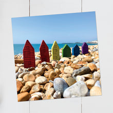 Load image into Gallery viewer, Hastings Rainbow Net Huts Postcard - Cherry Pie Lane
