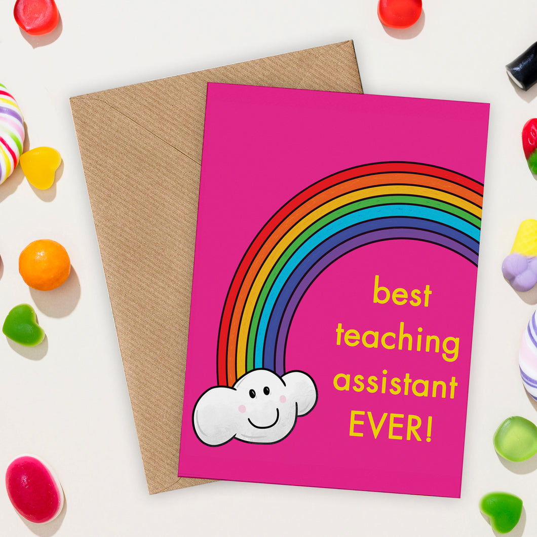 Best Teaching Assistant Ever Card - Cherry Pie Lane
