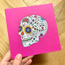 Load image into Gallery viewer, Day Of The Dead Greetings Card - Cherry Pie Lane

